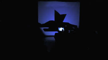 Pop-up shadow puppetry